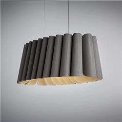 COLGANTE RENATA OVAL GREY OAK INTERIOR FRESNO 116CM DE LARGO X 46CM DE ANCHO X 30CM DE ALTO E27