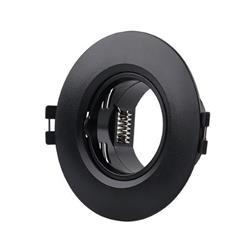 EMBUTIDO RITA 1 GU10 PLASTICO NEGRO 9CM