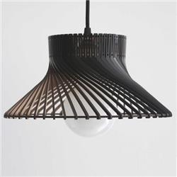 COLGANTE TOKIO NEGRO E27 30CM DIAMETRO X 15CM ALTURA