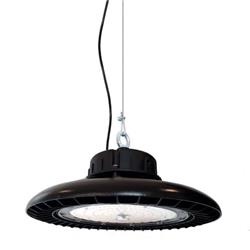 CAMPANA VENUS NEGRA CON DIFUSOR TRANSPARENTE 150W 120° 5000K 22500LM IP65