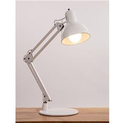 LAMPARA DE MESA 310 BLANCO MICROTEXTURADO CON 2 MOVIMIENTOS E27