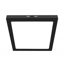 PLAFON LED CUADRADO NEGRO 24W 3000K 2040LM 