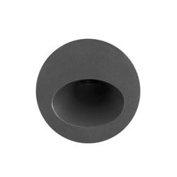 EMBUTIDO PARED LALU E C RANURA ANGOSTA GRIS GRAFITO 2.5W 3000K 20° 8LM CRI<90 IP65