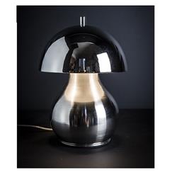 LAMPARA DE MESA MOCHI NIQUEL 3 LUCES G9 22CM DIAMETRO X 25.5CM DE ALTURA