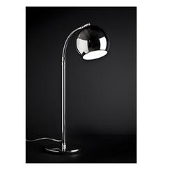 LAMPARA DE MESA ONION NIQUEL PANTALLA 11CM DIAMETRO E27 BASE 14CM ALTURA 56CM