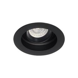 EMBUTIDO EMBU-1 REDONDO ALUMINIO NEGRO GU10