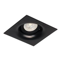 EMBUTIDO EMBU-4 CUADRADO ALUMINIO NEGRO GU10
