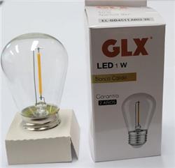 LAMPARA LED T/GOTA 1 W CALIDA   70LM FILAMENTO (S14)