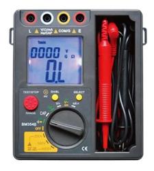 MEGOHMETRO 500-1000V 40G c/TEMP+TESTER BM3548