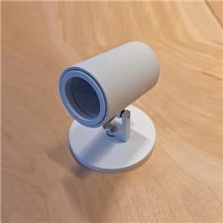 APLIQUE BLANCO 3009 CON FLORON 1 LUZ GU10