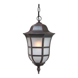 COLGANTE FAROL MINELLI NEGRO 6 CARAS E27 20.5CM X 