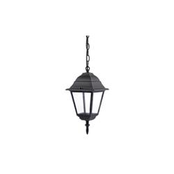 COLGANTE FAROL NICHOLE NEGRO 4 CARAS E27 18.5CM