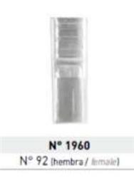 AISLACION PARA TERMINAL DE LATON Nº 92 - Nº 1960