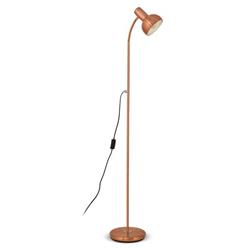 LAMPARA DE PIE MELO-P FLEXIBLE E27 COBRE