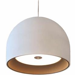 COLGANTE GLOCH BLANCO INTERIOR DORADO 3 LUCES E27 40CM DIAMETRO X 35CM DE ALTURA