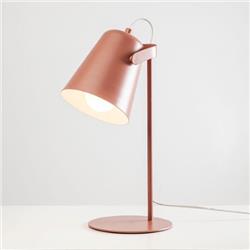 LAMPARA DE MESA GRIMM ROSA VIEJO E27