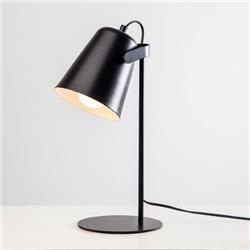 LAMPARA DE MESA GRIMM NEGRO MATE E27