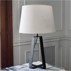 LAMPARA DE MESA LILLY SMALL NEGRO PANTALLA LINO E27