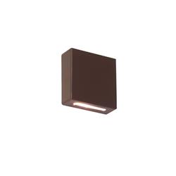 APLIQUE PARED 2850/1 ALUMINIO NEGRO G9 IP44 