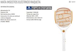 RAQUETA INSECTOCUTORA MK-MS101