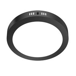 PLAFON LED REDONDO NEGRO 6W 3000K 510LM 