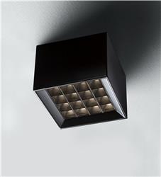 PLAFON MINI TEBO NEGRO 18W 3000K 772LM 24° DIM TRIAC IP20