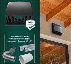 REJILLA P/EXTRACTOR 4* 5* 6* (100MM) UV BLANCA