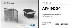 CAJA EMBUTIR 04 MODULOS P/FUME IP40 ARMONY