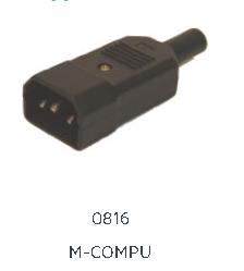 FICHA MACHO 3 PATAS CHATAS PARALELAS 816 p/PC