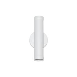 APLIQUE CANALS TUBO BIDIRECCIONAL 2LUCES GU10 NEGRO 