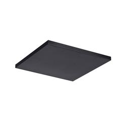 BASE TAPA CUADRADA 1 A 17 LUCES NEGRO