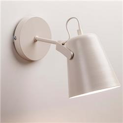 APLIQUEMETAL BLANCO TIZA CON PANTALLA MOVIBLE E27 