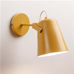 APLIQUEMETAL AMARILLO MAIZAL CON PANTALLA MOVIBLE E27