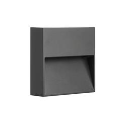 APLIQUE ALEO C GRIS GRAFITO 4W 3000K 119LM 130x40º CRI80 IP65 100x100x35MM