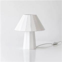 LAMPARA DE MESA MAJA M23 BLANCA SATINADA E27 Ø23X25HCM