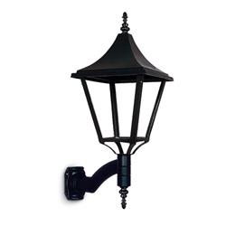 FAROL XL 1081 ALUMINIO NEGRO CON MENSULA E27 IP23