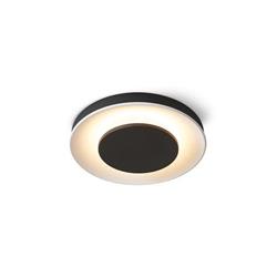 PLAFON FLAM NEGRO CIRCULAR DE ALUMINIO LED 28W