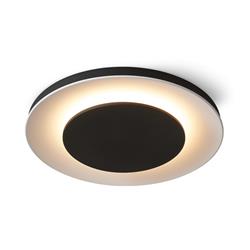 PLAFON FLAM NEGRO CIRCULAR DE ALUMINIO LED 48W 