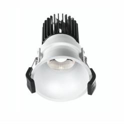 EMBUTIDO FEDRO R NEGRO RECEDIDO PROFUNDO 7W 3000K 28° 500LM IP20 