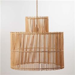 COLGANTE DE BAMBOO NATURAL E27