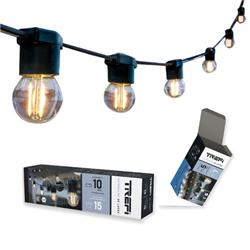 GUIRNALDA NEGRO 5MT 7 LUCES E27 IP54 250V~