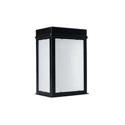 FAROL M.A MEDIANO HIERRO NEGRO E27 17CM X 12CM X 27CM