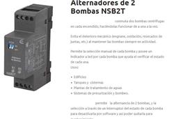 RELE ARRANQUE ALTERNADO BOMBAS NSB2T 220V ELITRON