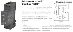 RELE ARRANQUE ALTERNADO BOMBAS NSB2T 24V ELITRON