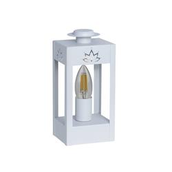 LAMPARA DE MESA FANAL ELECTRICO 1 LUZ E27 BLANCO