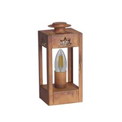 LAMPARA DE MESA FANAL ELECTRICO 1 LUZ E27 OXIDO 
