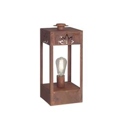 LAMPARA DE PIE FANAL ELECTRICO 1 LUZ E27 OXIDO 