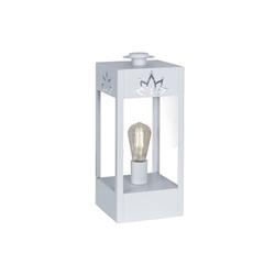 LAMPARA DE PIE FANAL ELECTRICO 1 LUZ E27 BLANCO
