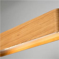 COLGANTE PIEL GRISIN MEDIANO ROBLE CLARO 12,3W 3000K 1320LM