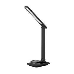 LAMPARA DE MESA LED VENUS 8W NEGRO CARGA INALAMBRICA